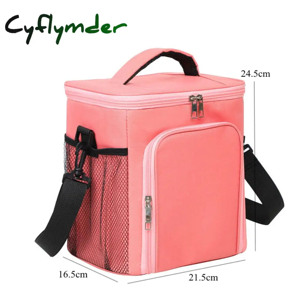 High Capacity Crossbody Thermal Lunch Box Bag For Women Kids Insulated Picnic Travel Food Bento