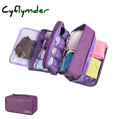 High Capacity Travel Storage Bag For Bra Underwear Socks Cosmetics New Wardrobe Closet Clothes