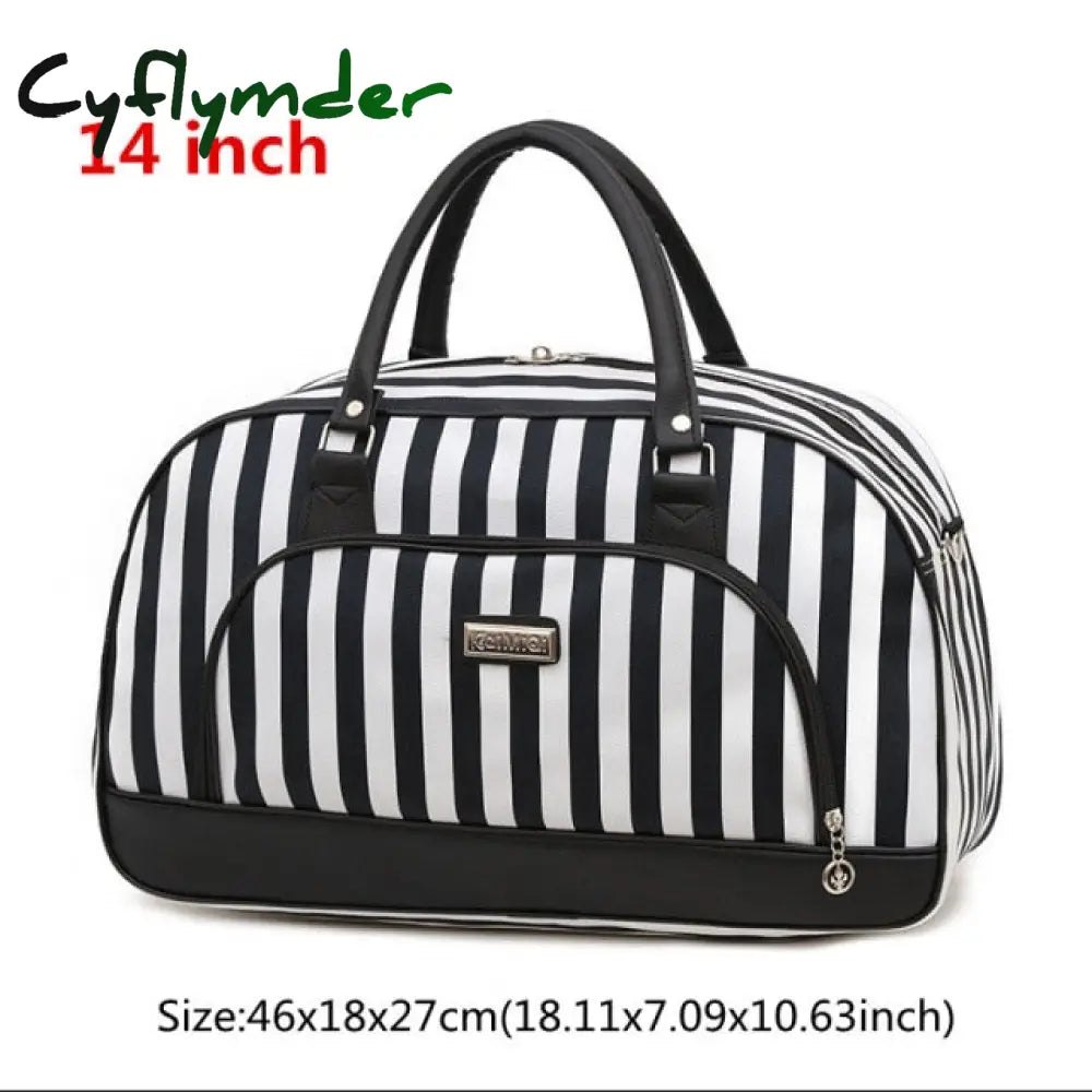 High Capacity Travel Tote Bag Woman Weekend Overnight Short Excursion Clothes Cosmetic Duffle