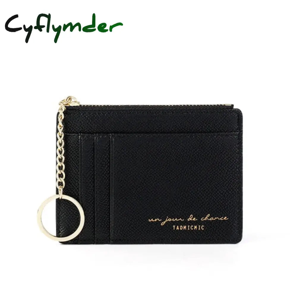 Hot Brand Soft Leather Mini Women Card Holder Cute Credit Id Holders Zipper Slim Wallet Case Change