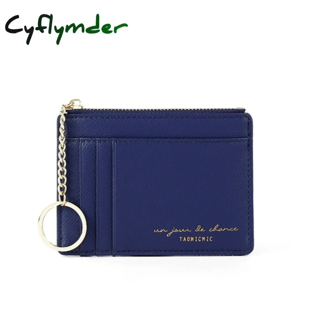 Hot Brand Soft Leather Mini Women Card Holder Cute Credit Id Holders Zipper Slim Wallet Case Change