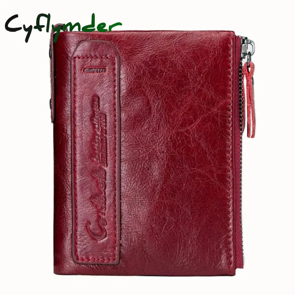 Hot Sale Coin Bag Zipper Wallet Women Genuine Leather Wallets Purse Fashion Short With Credit Card