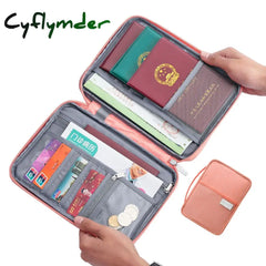 Hot Travel Wallet Family Passport Holder Creative Waterproof Document Case Organizer Accessories