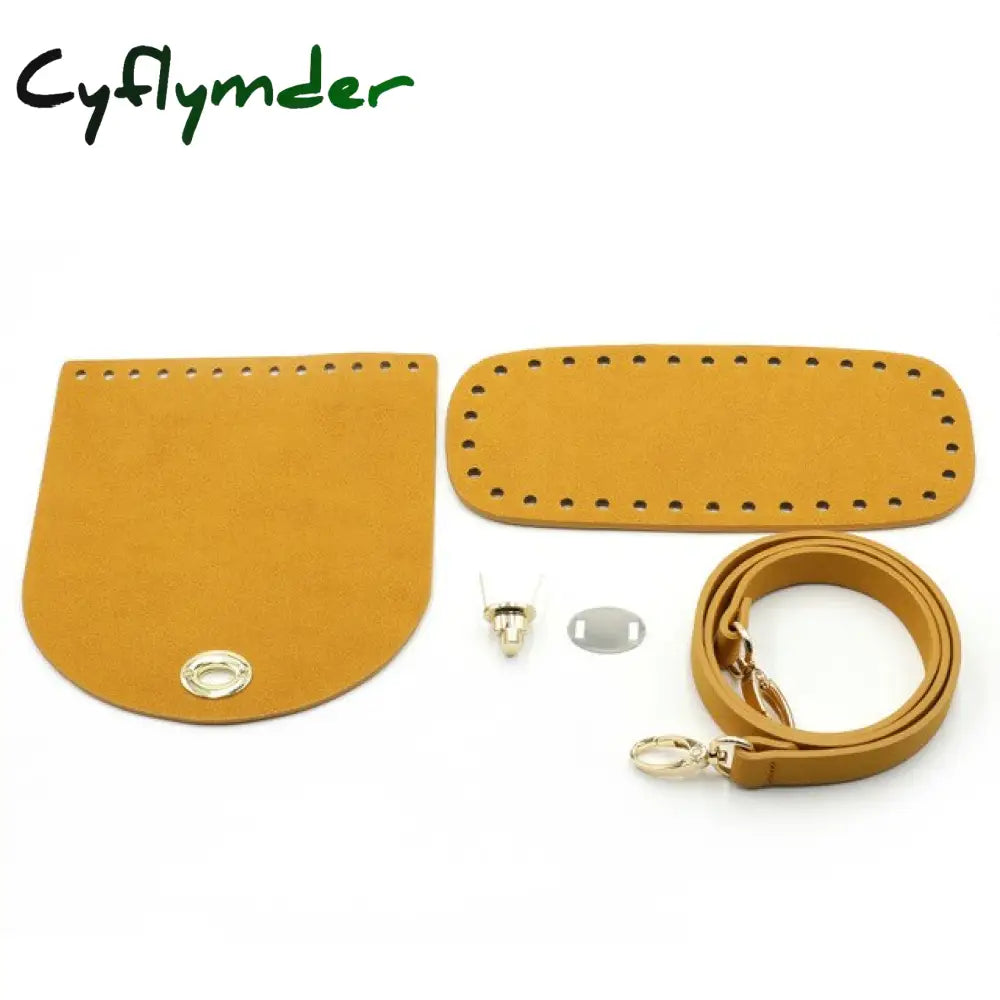 Kzfashion Diy Handmade Backpack Bag Accessories With Bags Strap Bottom Drawstring Bunches Leather