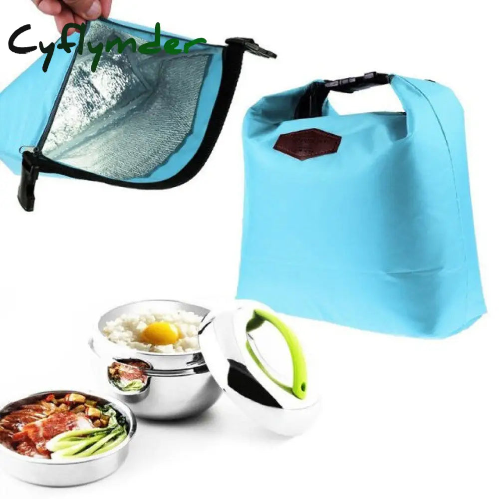 L Pcs Cooler Insulated Lunch Bags Portable Tote Storage Picnic School Office Food For Women Kids