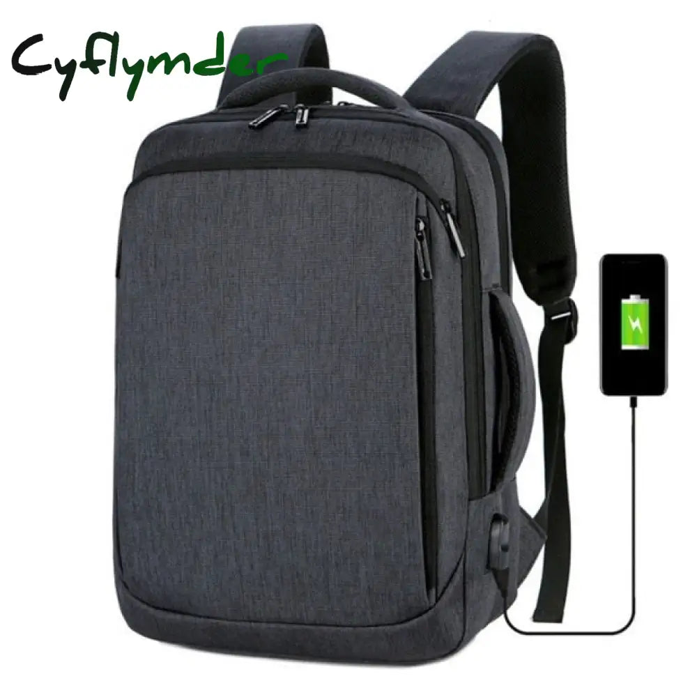 Laptop Backpack Mens Male Backpacks Business Notebook Mochila Waterproof Back Pack Usb Charging