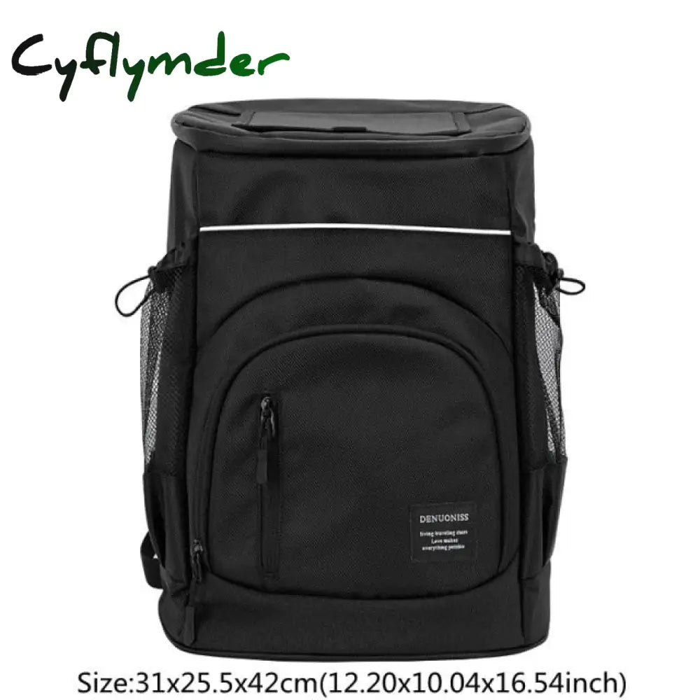 Large Capacity Cooler Bags Oxford Lunch Box Drink Beer Ice Pack Travel Picnic Backpack Thermal Food