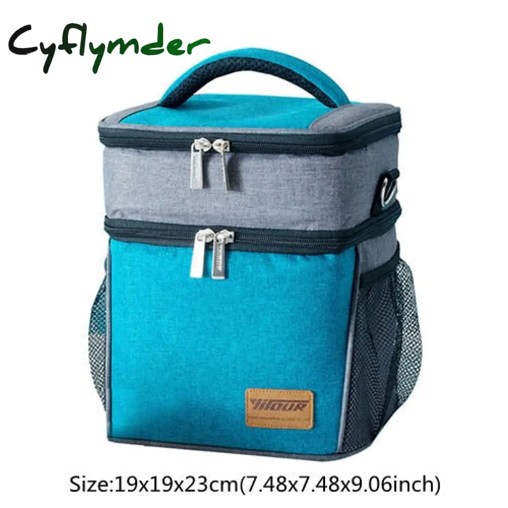 Large Capacity Cooler Bags Oxford Lunch Box Drink Beer Ice Pack Travel Picnic Backpack Thermal Food
