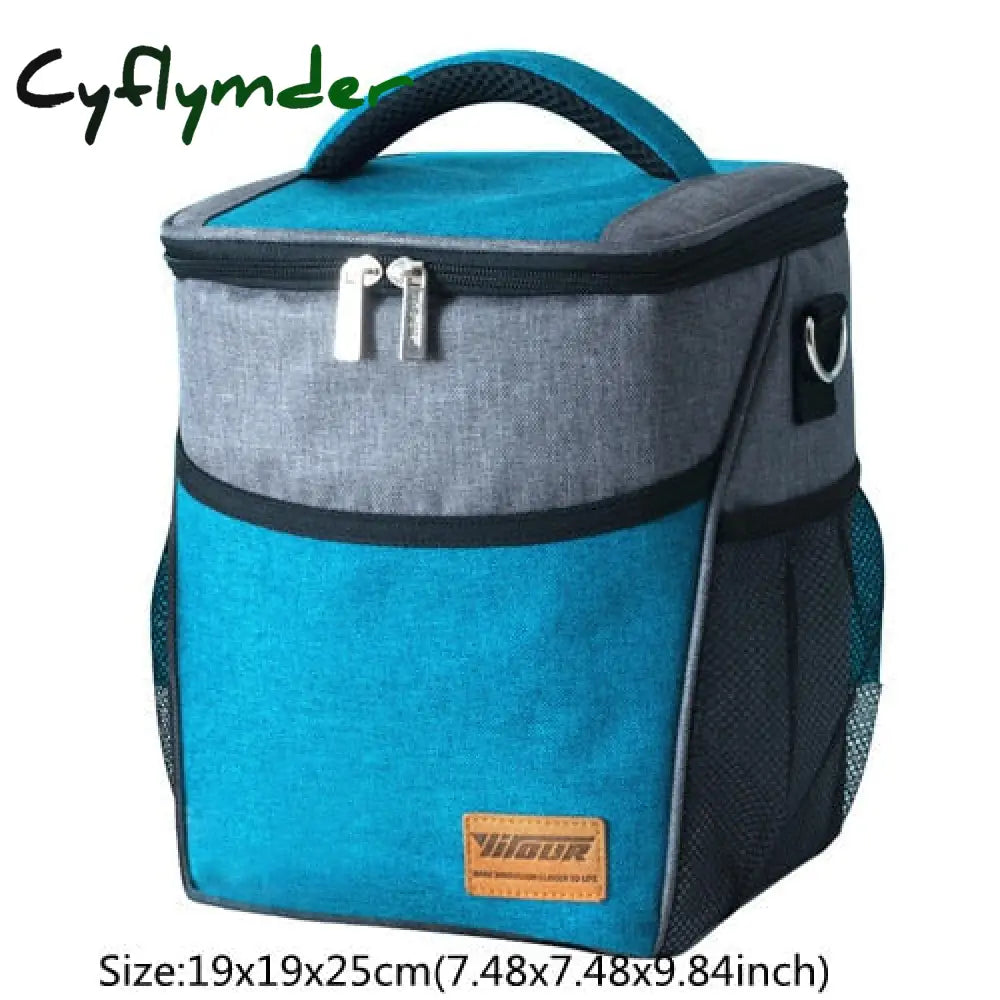 Large Capacity Cooler Bags Oxford Lunch Box Drink Beer Ice Pack Travel Picnic Backpack Thermal Food