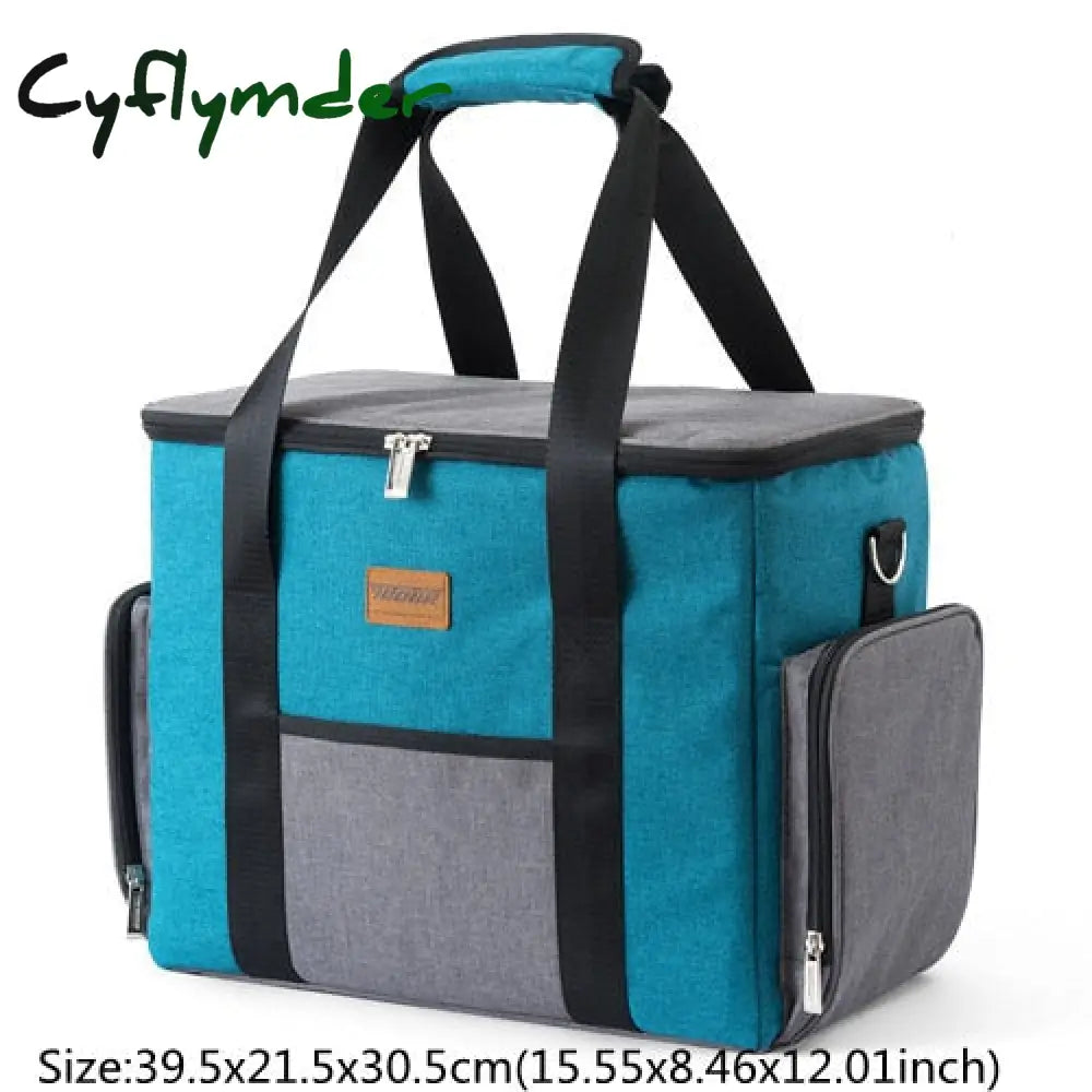 Large Capacity Cooler Bags Oxford Lunch Box Drink Beer Ice Pack Travel Picnic Backpack Thermal Food
