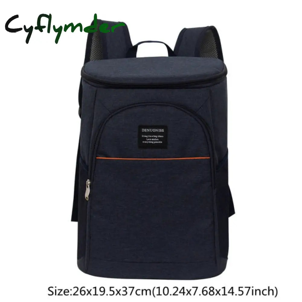Large Capacity Cooler Bags Oxford Lunch Box Drink Beer Ice Pack Travel Picnic Backpack Thermal Food