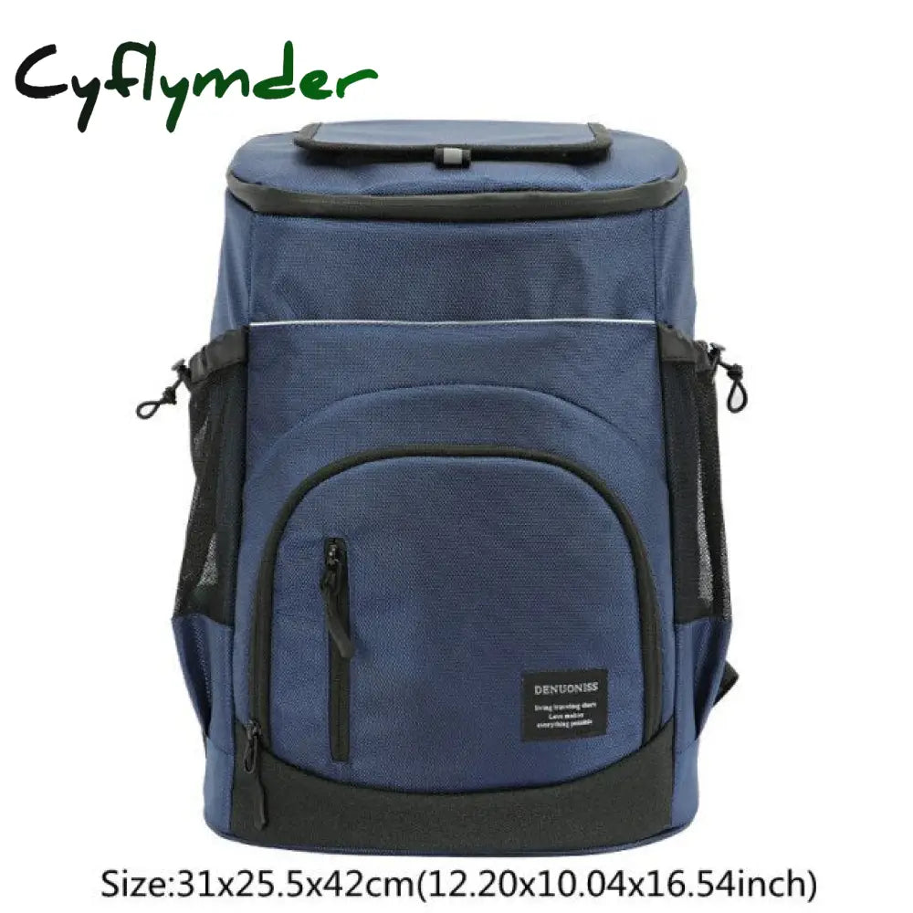 Large Capacity Cooler Bags Oxford Lunch Box Drink Beer Ice Pack Travel Picnic Backpack Thermal Food