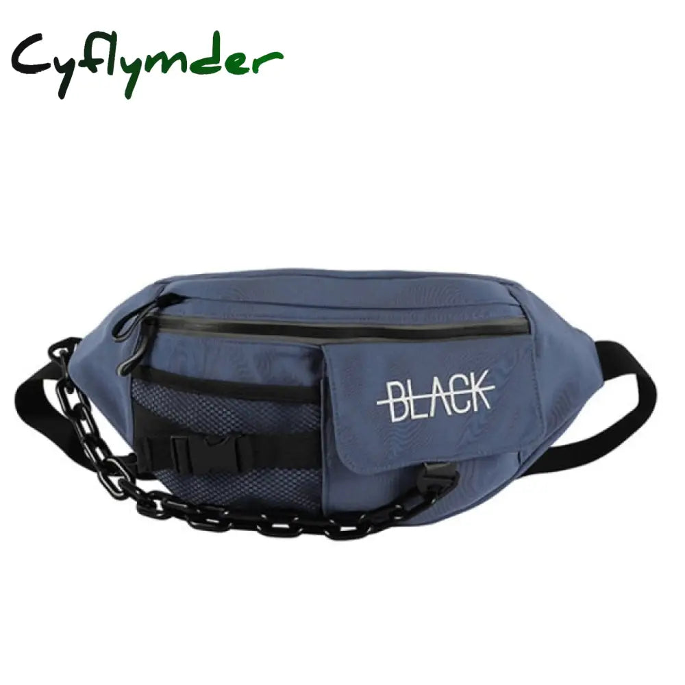 Large Capacity Waist Bag Canvas Fanny Pack For Men Unisex Belt Multi-Functional Chest Bags Hip Hop