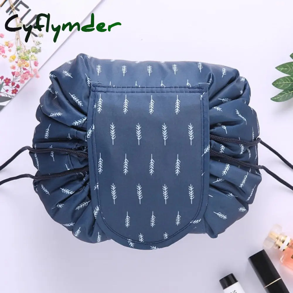 Lazy Cosmetic Bag Suitable For Autumn Trave Can Store Large-Capacity Drawstring Organizer Makeup