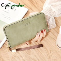 Leather Women Wallets Zipper Pocket Ladies Purse Famous Brand Designer Wallet Long Card Holder