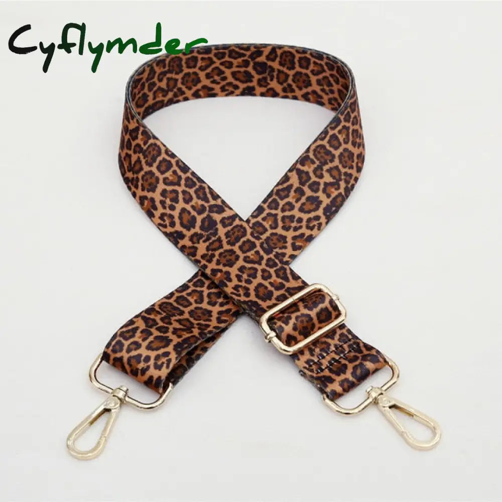 Leopard Bag Straps Women Shoulder Messenger Bags Diy Adjustable Strap Part Accessories Female