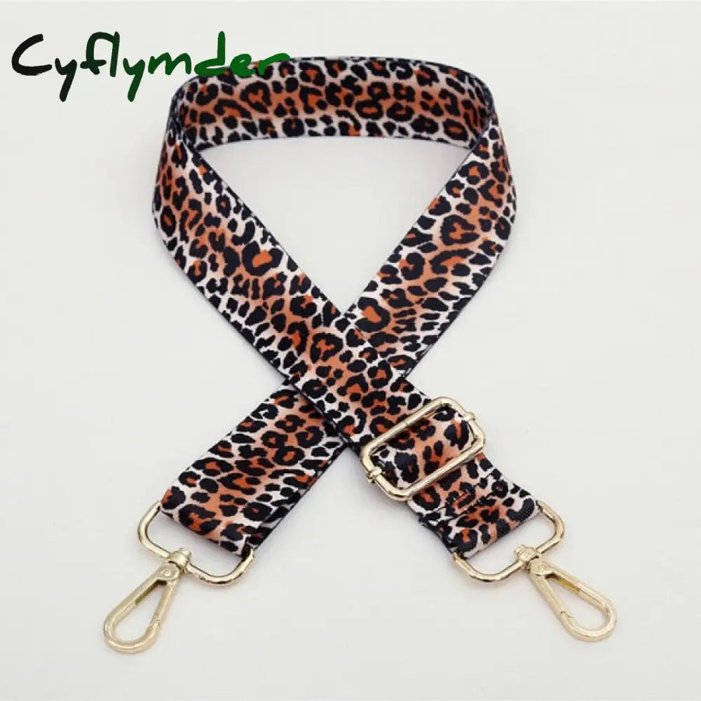 Leopard Bag Straps Women Shoulder Messenger Bags Diy Adjustable Strap Part Accessories Female