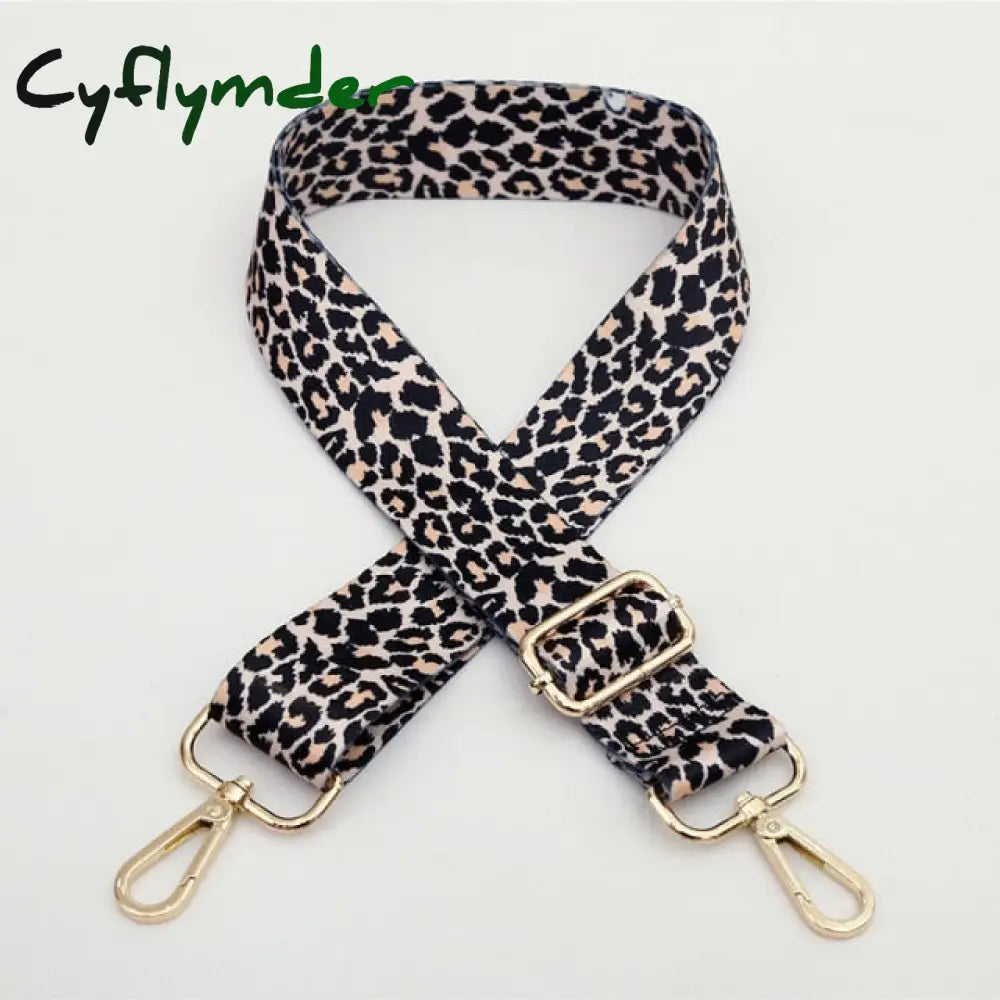 Leopard Bag Straps Women Shoulder Messenger Bags Diy Adjustable Strap Part Accessories Female