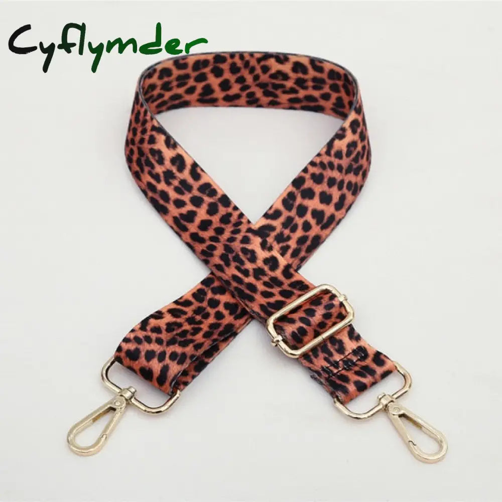 Leopard Bag Straps Women Shoulder Messenger Bags Diy Adjustable Strap Part Accessories Female