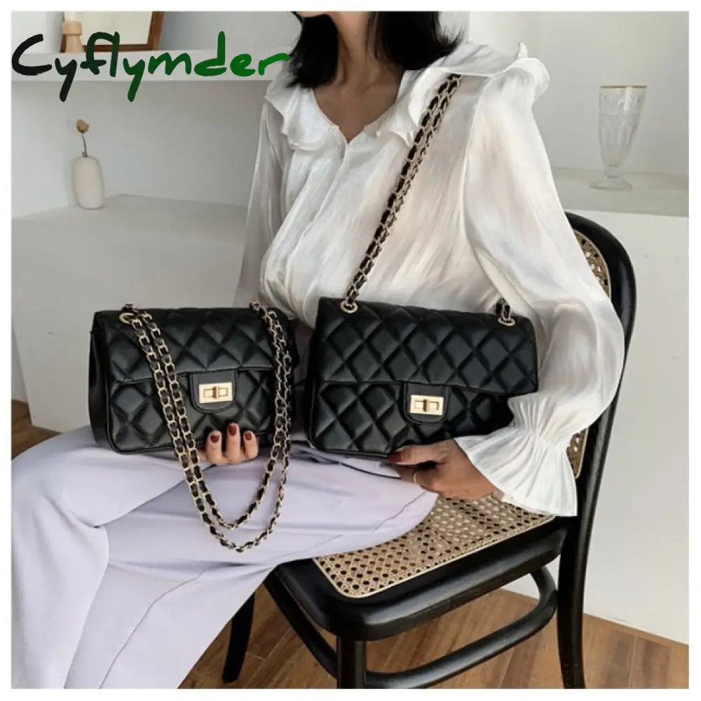 Lingge Chain Bag Female Spring New Trendy Fashion Western Style Shoulder Summer All-Match Messenger