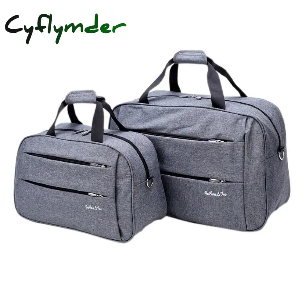 Luggage Travel Bags Waterproof Canvas Men Women Big Bag On Wheels Man Shoulder Duffel Bag Black