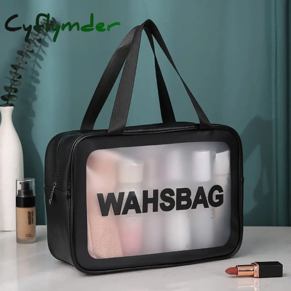 Makeup Bag Case Pvc Cosmetic Handbag Make Up Travel Small Zipper Organizer Box Bags Wholesale Wash