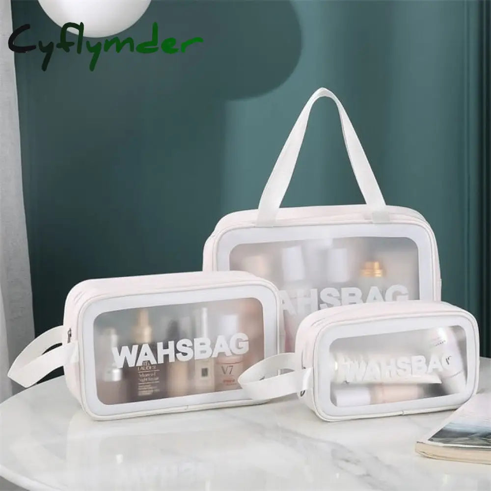 Makeup Bag Case Pvc Cosmetic Handbag Make Up Travel Small Zipper Organizer Box Bags Wholesale Wash