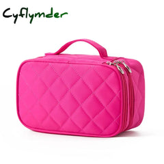 Makeup Bag Women Double-Layer Large-Capacity Travel Organizer Cosmetic Bags Waterproof Nylon Make