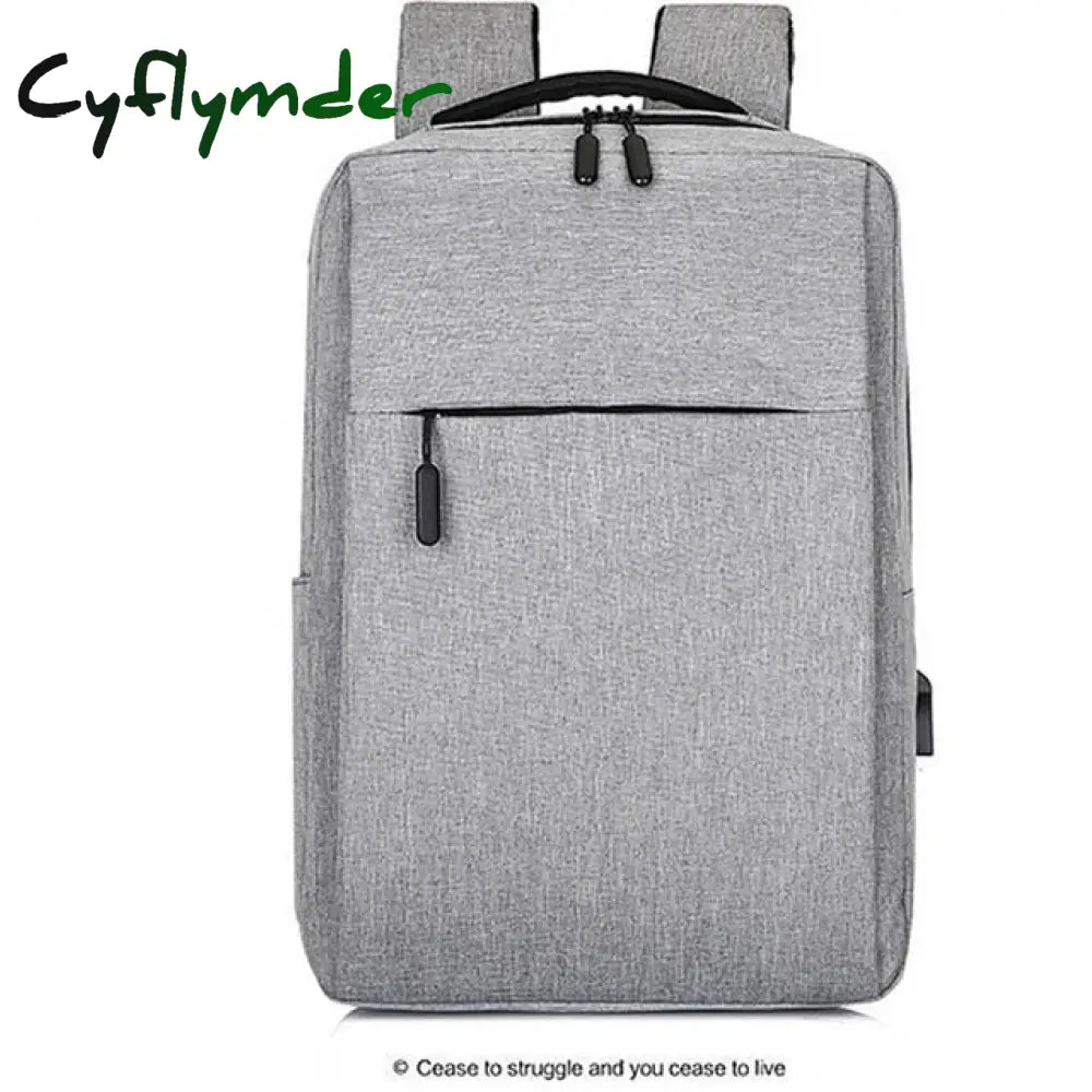 Male Multifunction Usb Charging Fashion Business Casual Travel Anti-Theft Waterproof 15.6 Inch