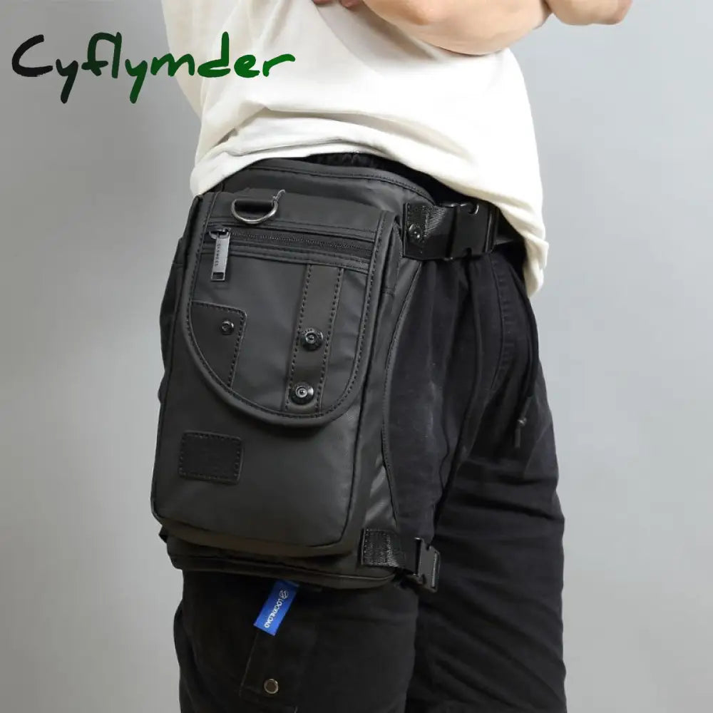 Men Fanny Waist Pack Waterproof Leg Bag Drop Messenger Shoulder Bags Travel Motorcycle Tactical