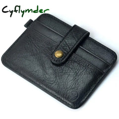 Men Genuine Leather Slim Wallet Male Small Purse Mini Money Bag Walet Thin Portomonee Carteras