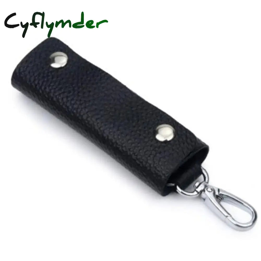 Men Key Holder Housekeeper Leather Car Wallets Keys Organizer Women Keychain Covers Zipper Case Bag