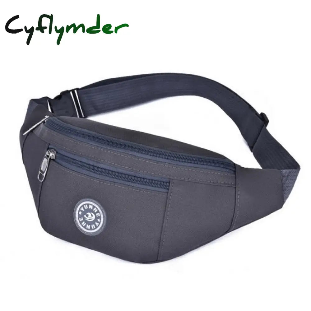 Men Waist Bag Pack Men’s Wallet Purse Casual Large Phone Belt Pouch Women Canvas Travel