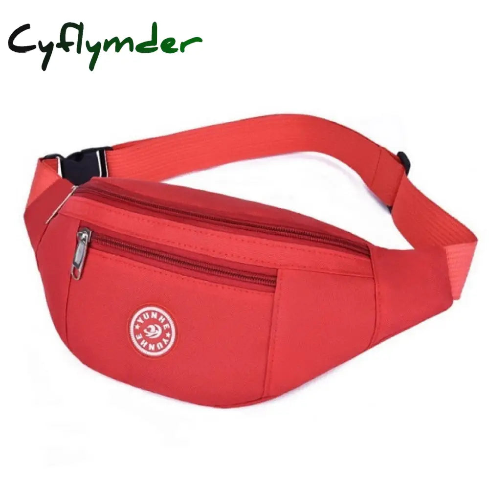 Men Waist Bag Pack Men’s Wallet Purse Casual Large Phone Belt Pouch Women Canvas Travel