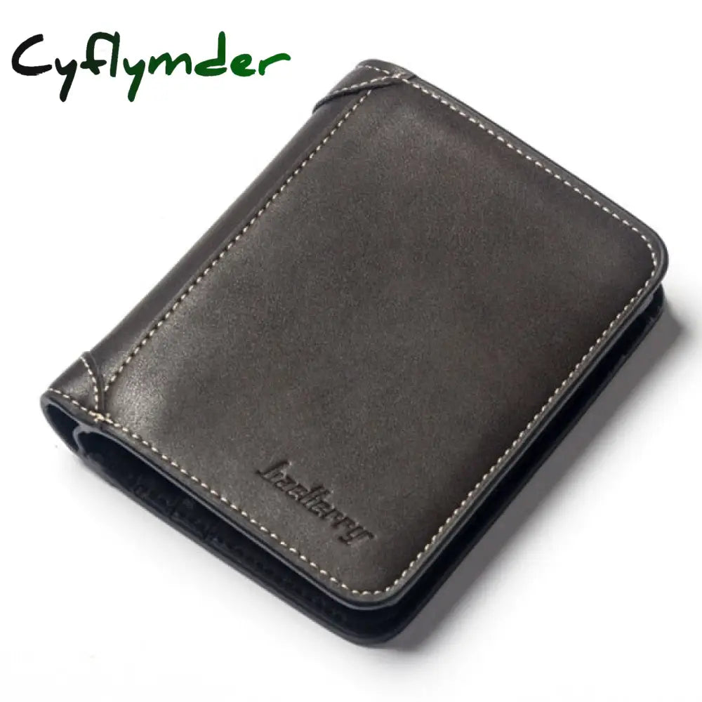 Men Wallet Leather Business Foldable Luxury Billfold Slim Hipster Cowhide Credit Card/Id Holders