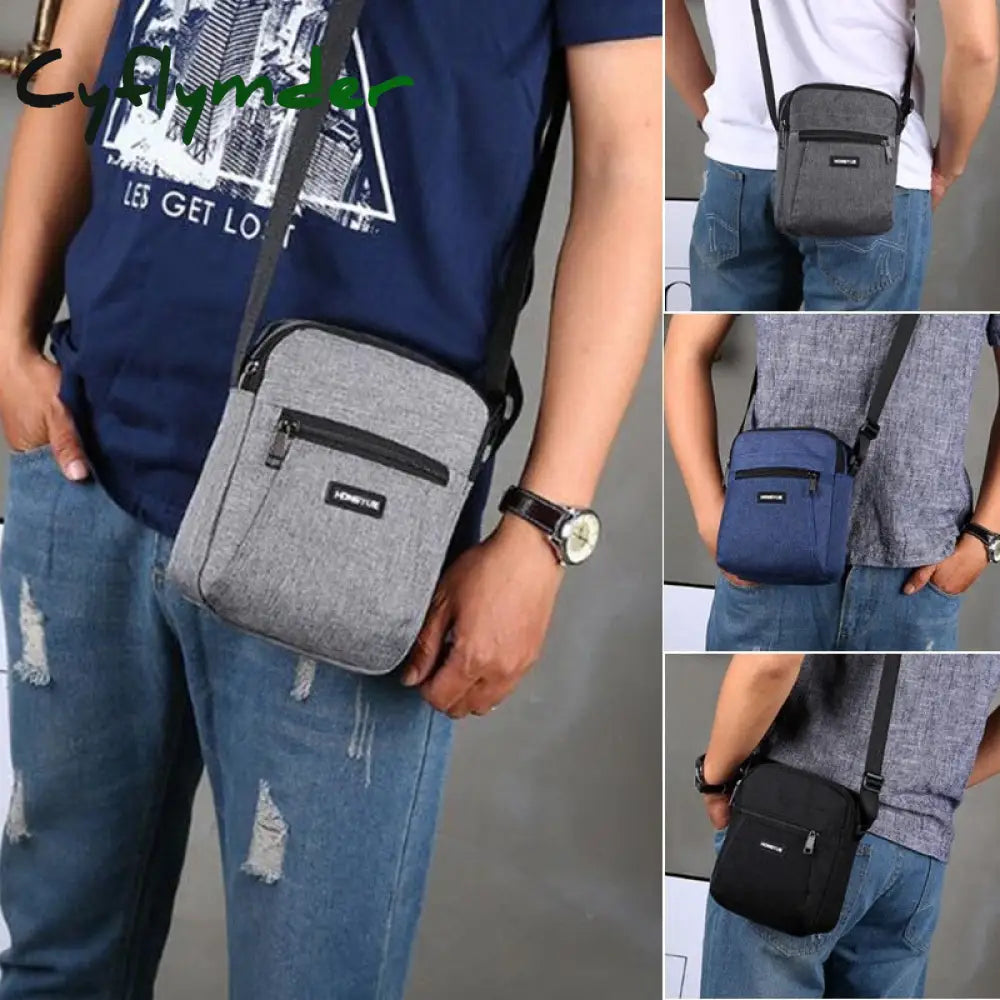 Men’s Messenger Bag Crossbody Shoulder Bags Men Small Sling Pack For Work Business Waterproof