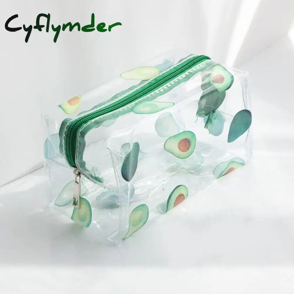 Multifunction Cosmetic Bags Cute Waterproof Transparent Storage Pouch Pvc Zipper Travel Makeup