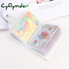 Multiple Card Slots Credit Bank Id Holder Bag Organizer Badge Business Bus Storage Case Money Bill