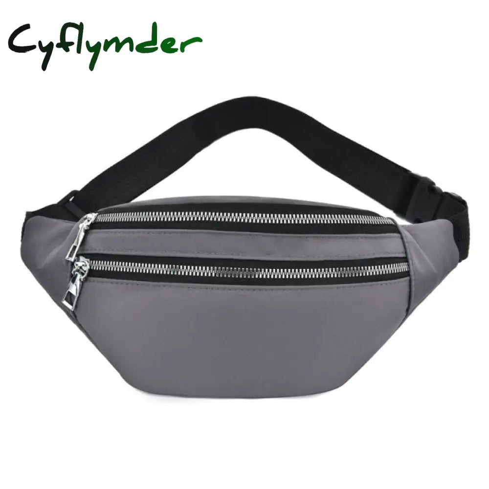 New 6 Colors Ladies Multi-Functional Sports Waist Bag Large Capacity Waterproof Zipper Pack Outdoor