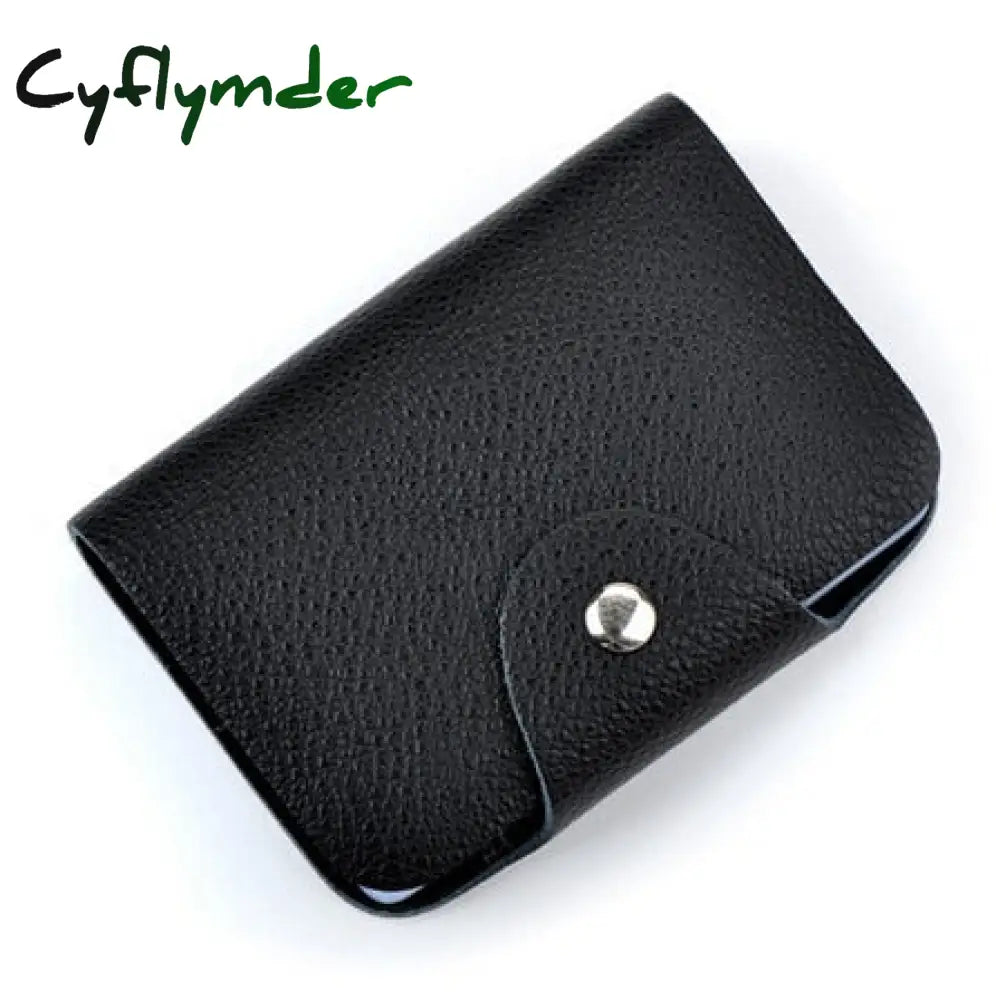 New Arrival Genuine Leather Business Card Case Women’s Id Bag Female Credit Holder 26 Bank Cards