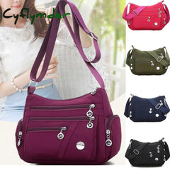 New Casual Crossbody Shoulder Bag Women Nylon Waterproof Messenger Bags For Lady Handbags High