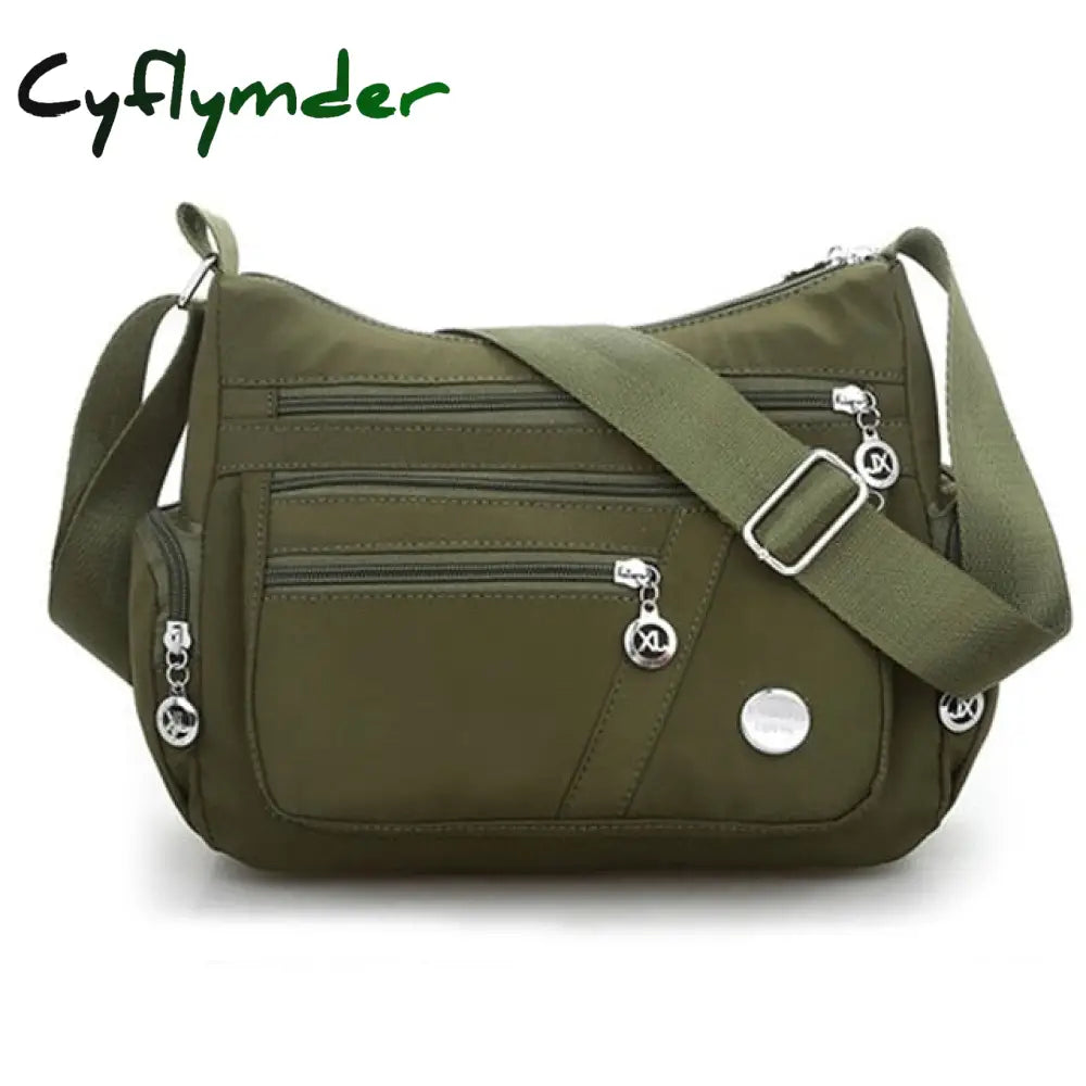 New Casual Crossbody Shoulder Bag Women Nylon Waterproof Messenger Bags For Lady Handbags High