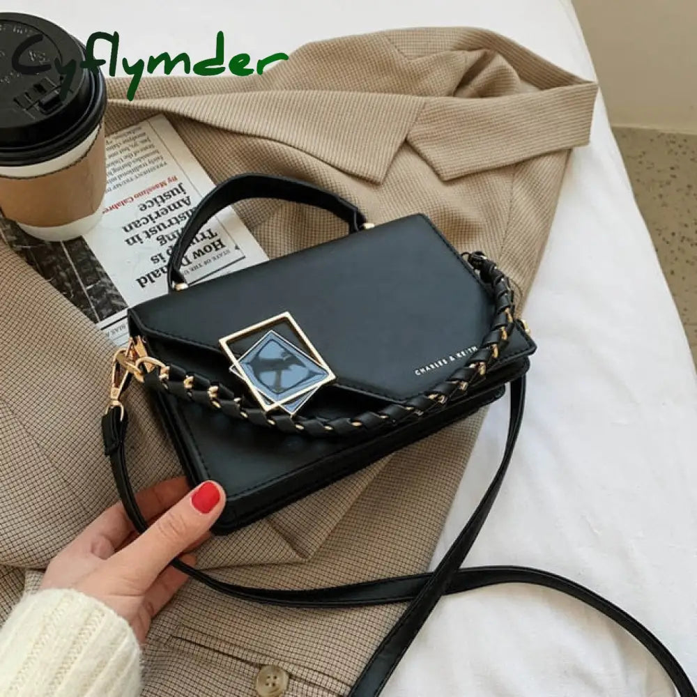 New Chain Women Handbags Pu Leather Designer Shoulder Crossbody Bag And Purses Fashion Brand