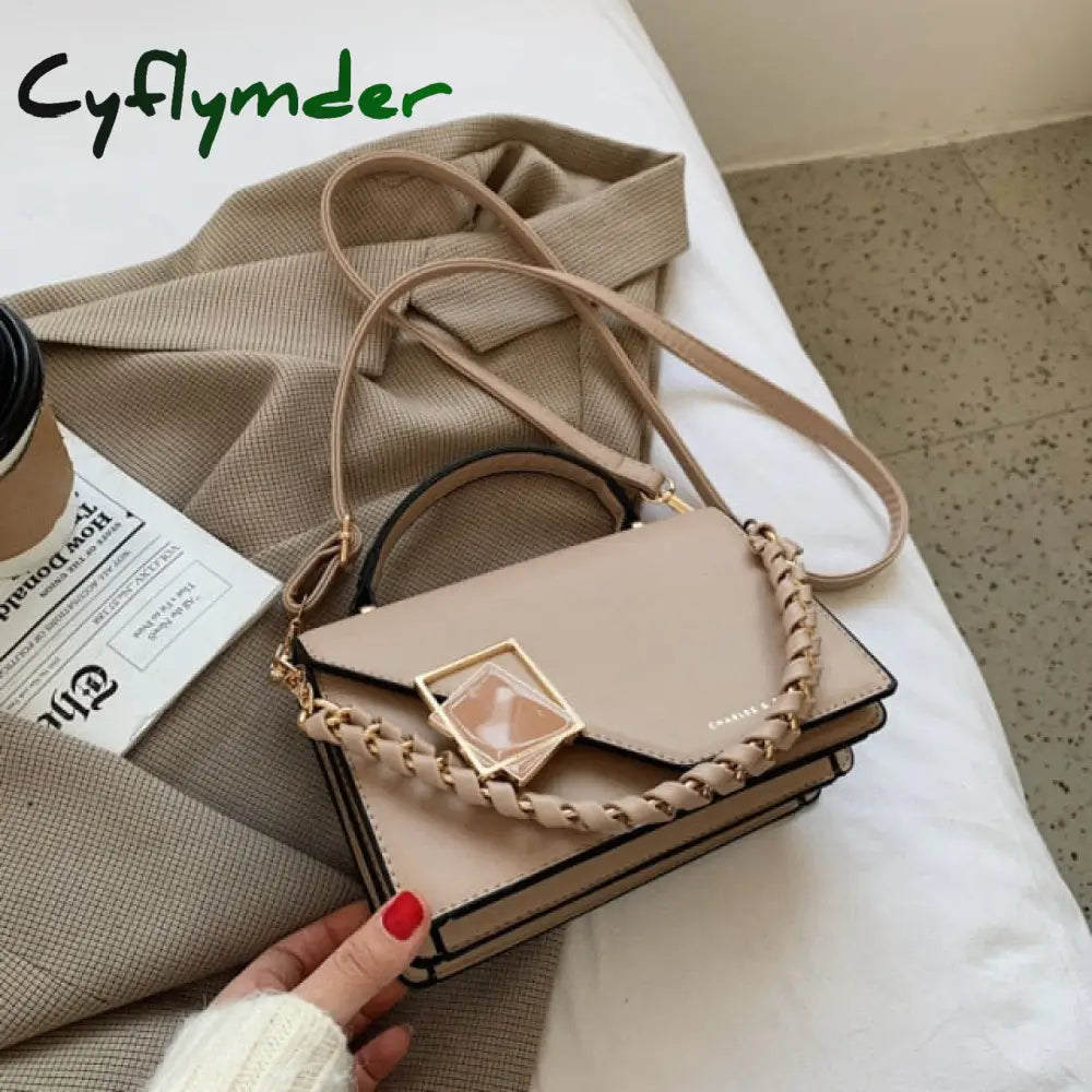 New Chain Women Handbags Pu Leather Designer Shoulder Crossbody Bag And Purses Fashion Brand