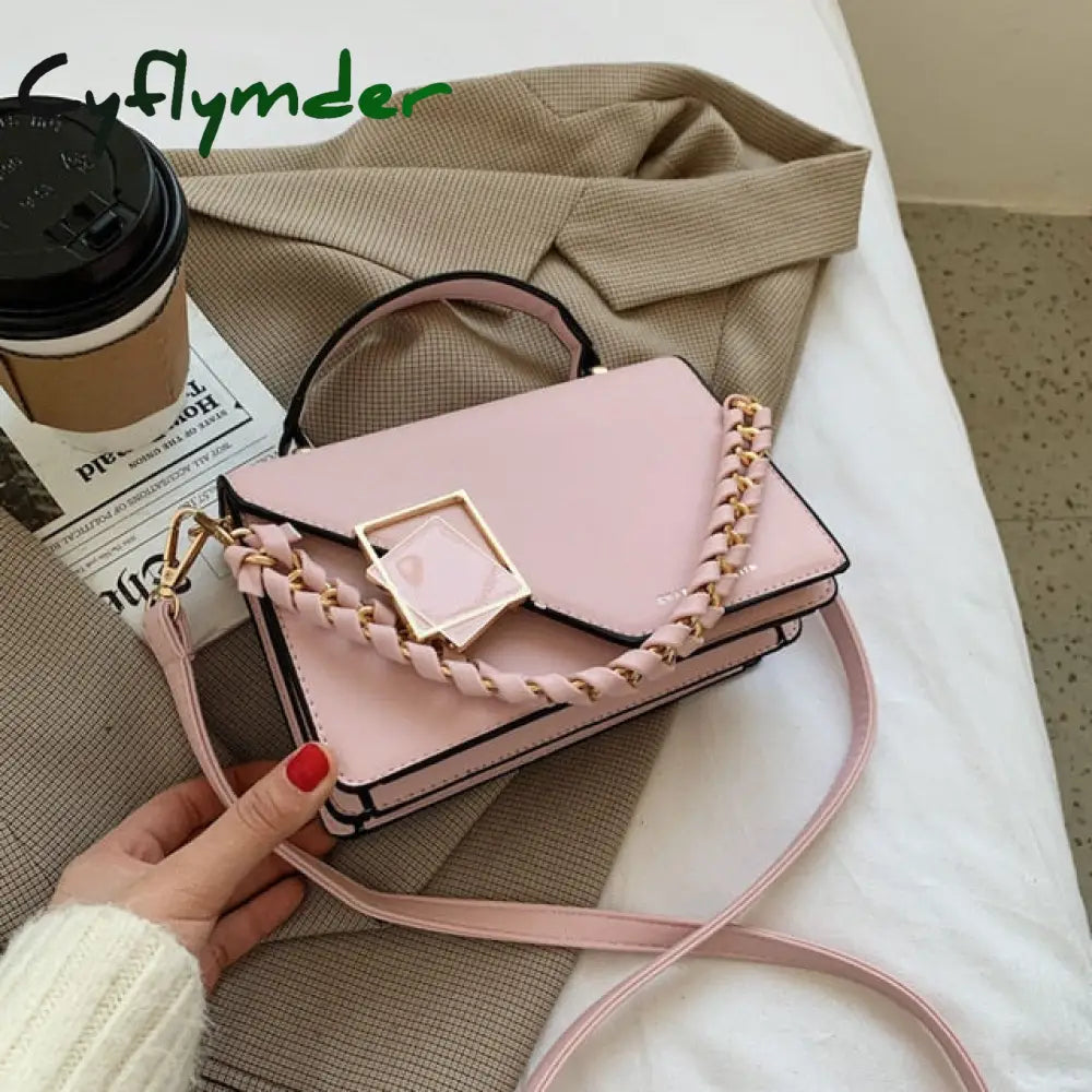 New Chain Women Handbags Pu Leather Designer Shoulder Crossbody Bag And Purses Fashion Brand