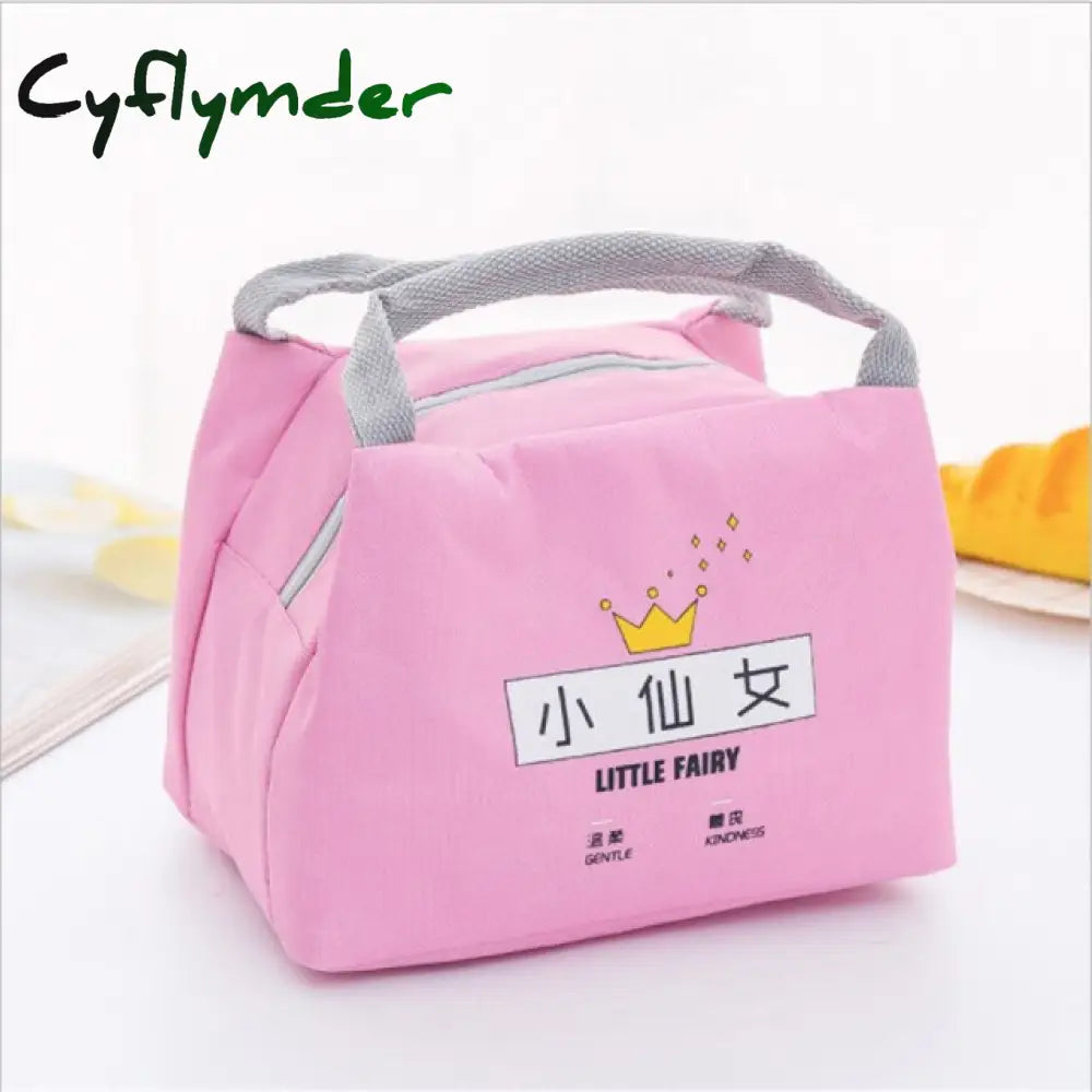 New Cute Cartoon Bento Box Bag Small Thermal Insulated Pouch For Kids Child School Snacks Lunch