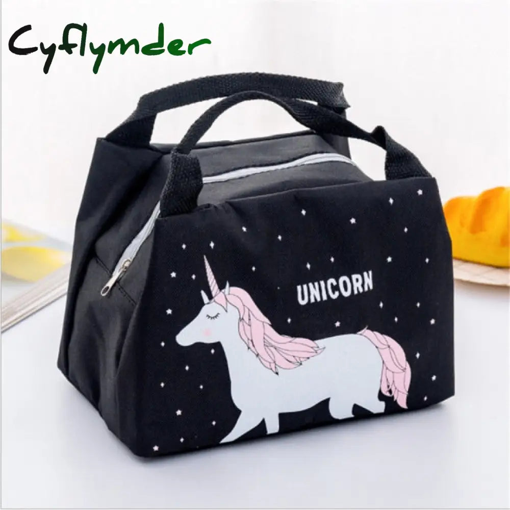 New Cute Cartoon Bento Box Bag Small Thermal Insulated Pouch For Kids Child School Snacks Lunch