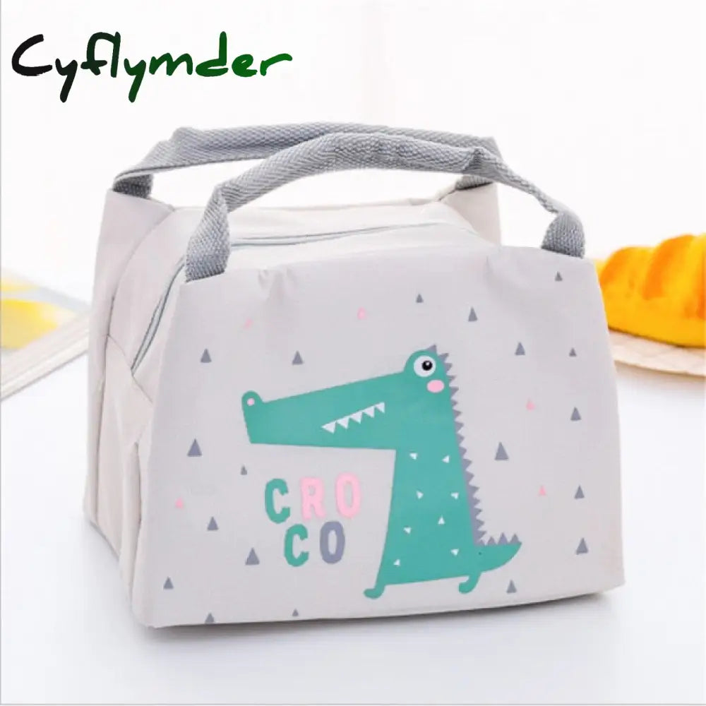 New Cute Cartoon Bento Box Bag Small Thermal Insulated Pouch For Kids Child School Snacks Lunch