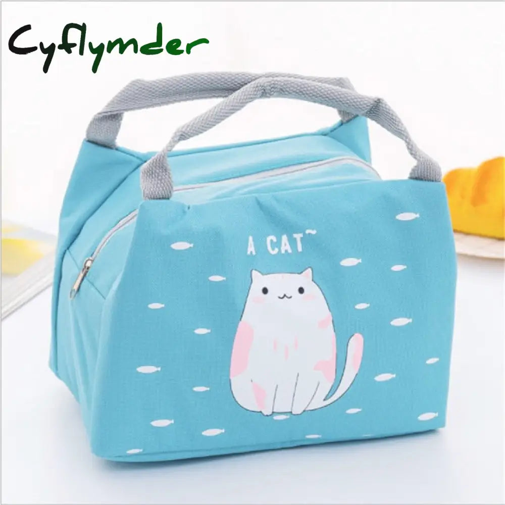 New Cute Cartoon Bento Box Bag Small Thermal Insulated Pouch For Kids Child School Snacks Lunch