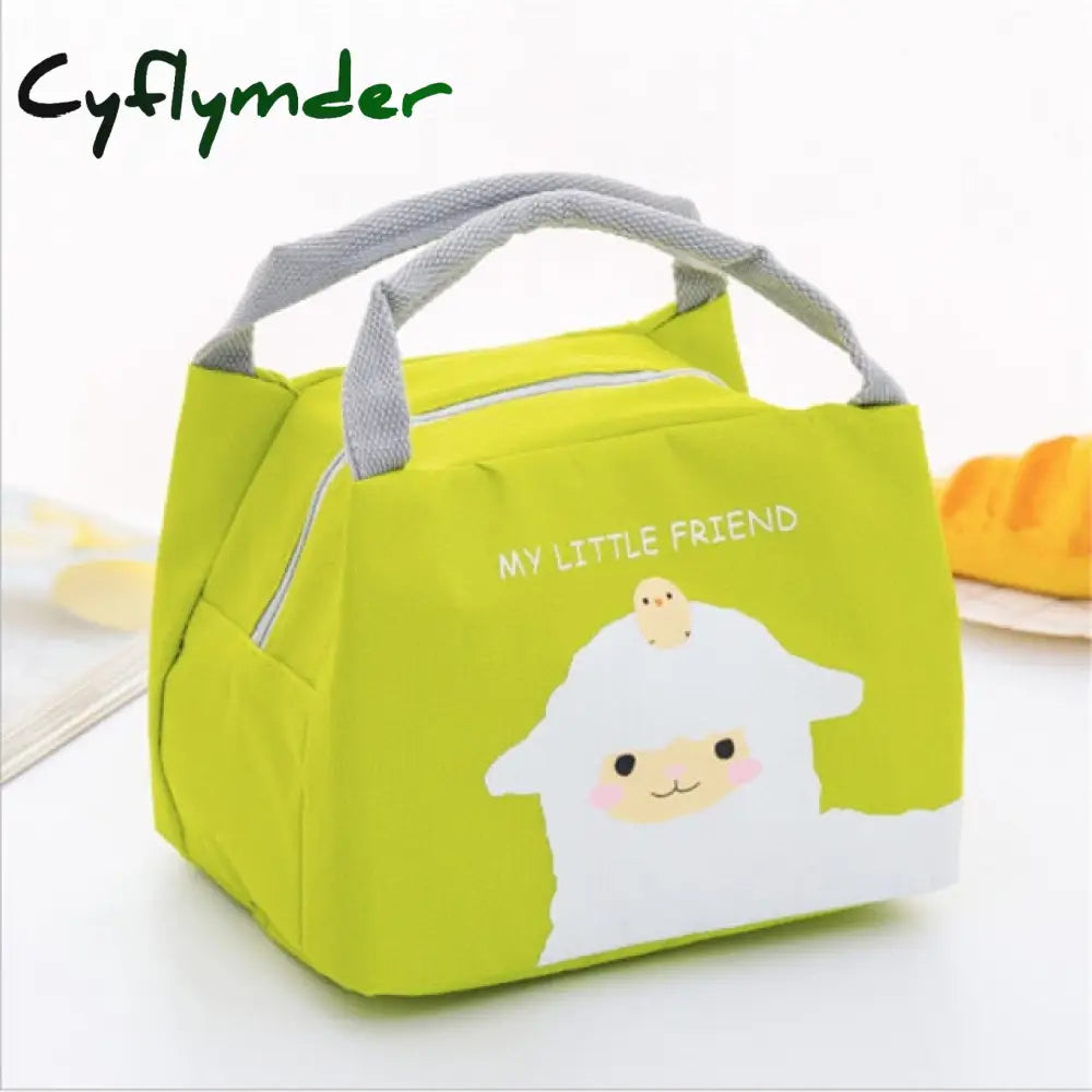 New Cute Cartoon Bento Box Bag Small Thermal Insulated Pouch For Kids Child School Snacks Lunch